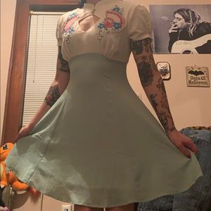 Hell Bunny Pin Up Style Dress